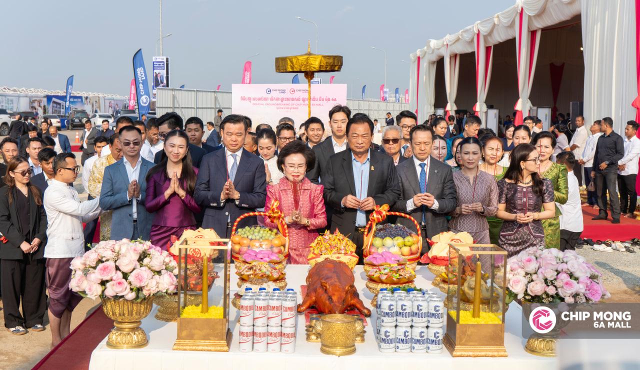 ជីបម៉ុង រីថែល និង ជីបម៉ុង លែន បើកការដ្ឋានសាងសង់ផ្សារទំនើបធំជាងគេនៅតំបន់ផ្លូវជាតិ ៦A