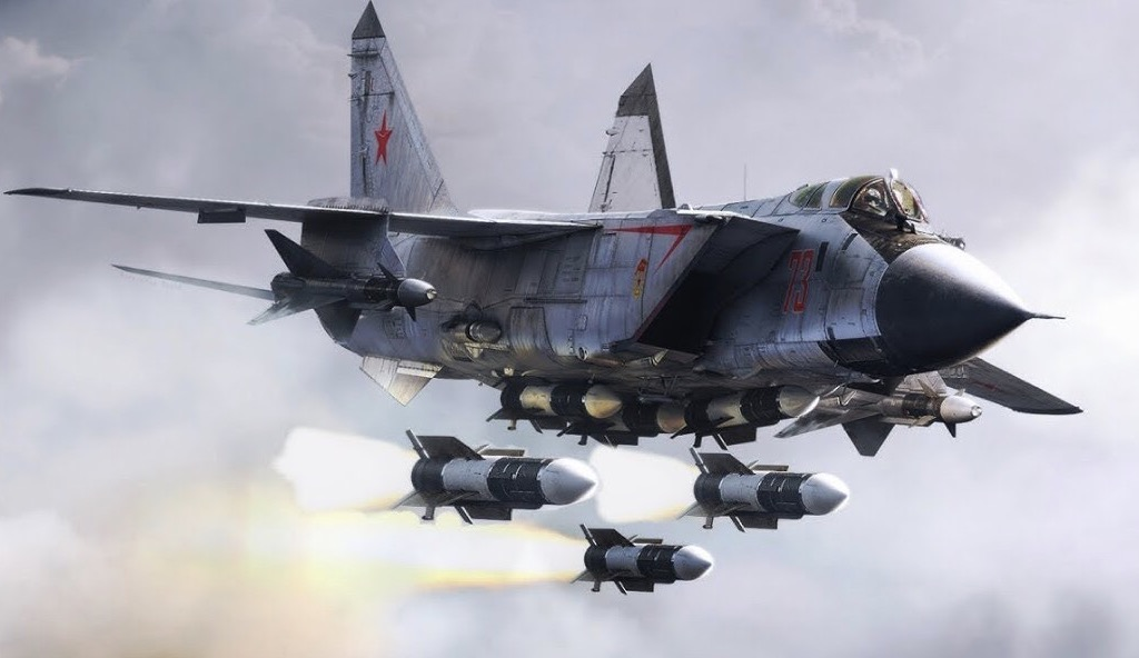 រុស្ស៊ីបញ្ជូនយន្តហោះ MiG-31 បំពាក់មីស៊ីល Kinzhal ល្បាតលើសមុទ្រជប៉ុន