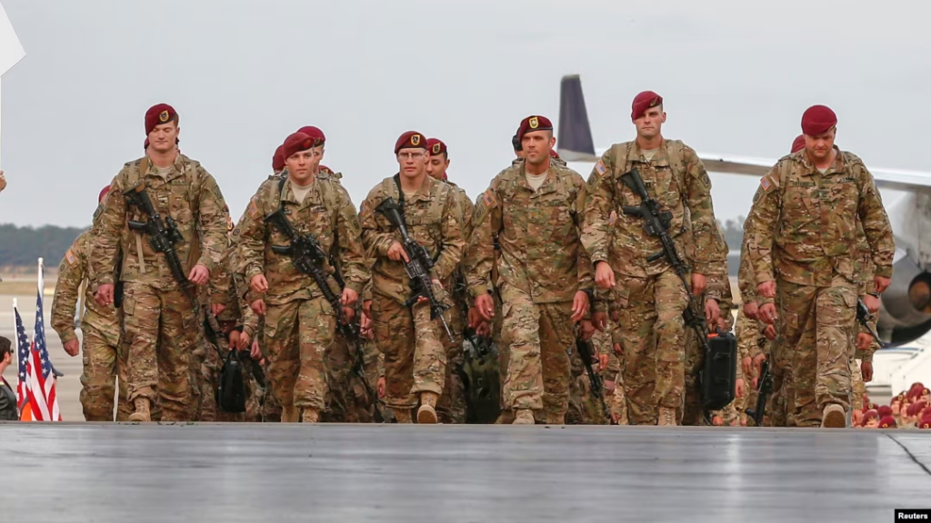 អាមេរិករៀបចំបញ្ជូនទាហានជើងគោក ១០,០០០ នាក់ទៀតទៅមជ្ឈិមបូព៌ា ក្នុងយុទ្ធសាស្ត្របង្ហាញសាច់ដុំយោធា