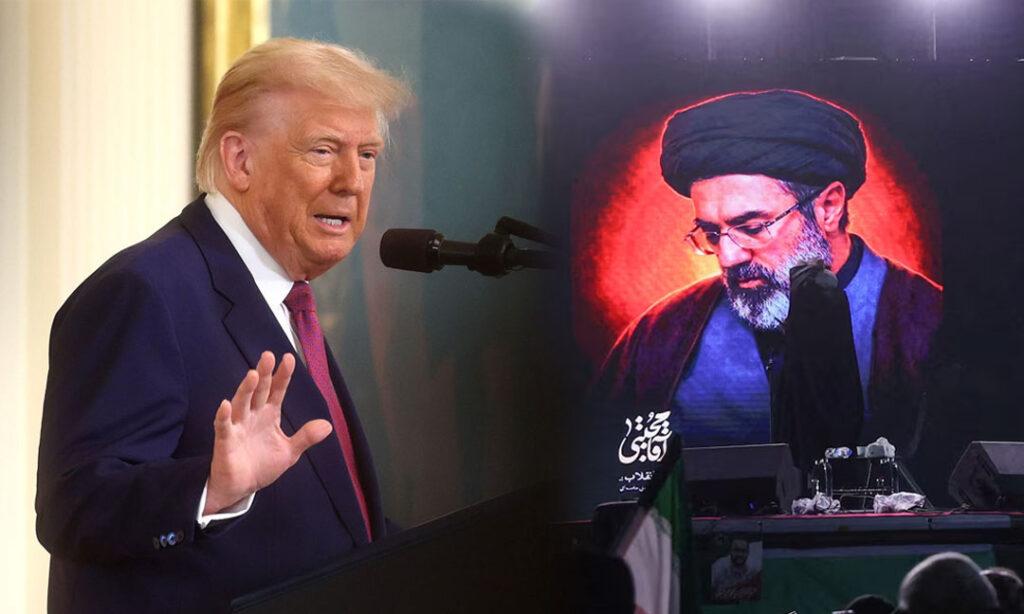 ត្រាំ មិនធ្វើការគំរាមឡើងវិញទៅកាន់មេដឹកនាំអ៊ីរ៉ង់ថ្មី Mojtaba Khamenei