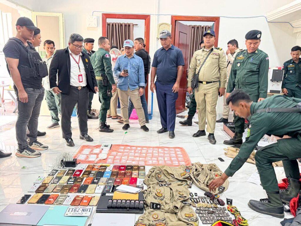 អាជ្ញាធរកំពង់ស្ពឺបង្ក្រាបទីតាំង Online Scam ឃាត់ខ្លួនជនសង្ស័យ៧នាក់ រួមជនជាតិឥណ្ឌូណេស៊ី៦នាក់