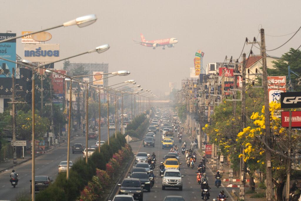 ខ្យល់ពុល PM2.5 កម្រិតក្រហមគ្របដណ្ដប់ពាក់កណ្ដាលប្រទេសថៃ ប្រជាពលរដ្ឋជាង១០លាននាក់រងផលប៉ះពាល់