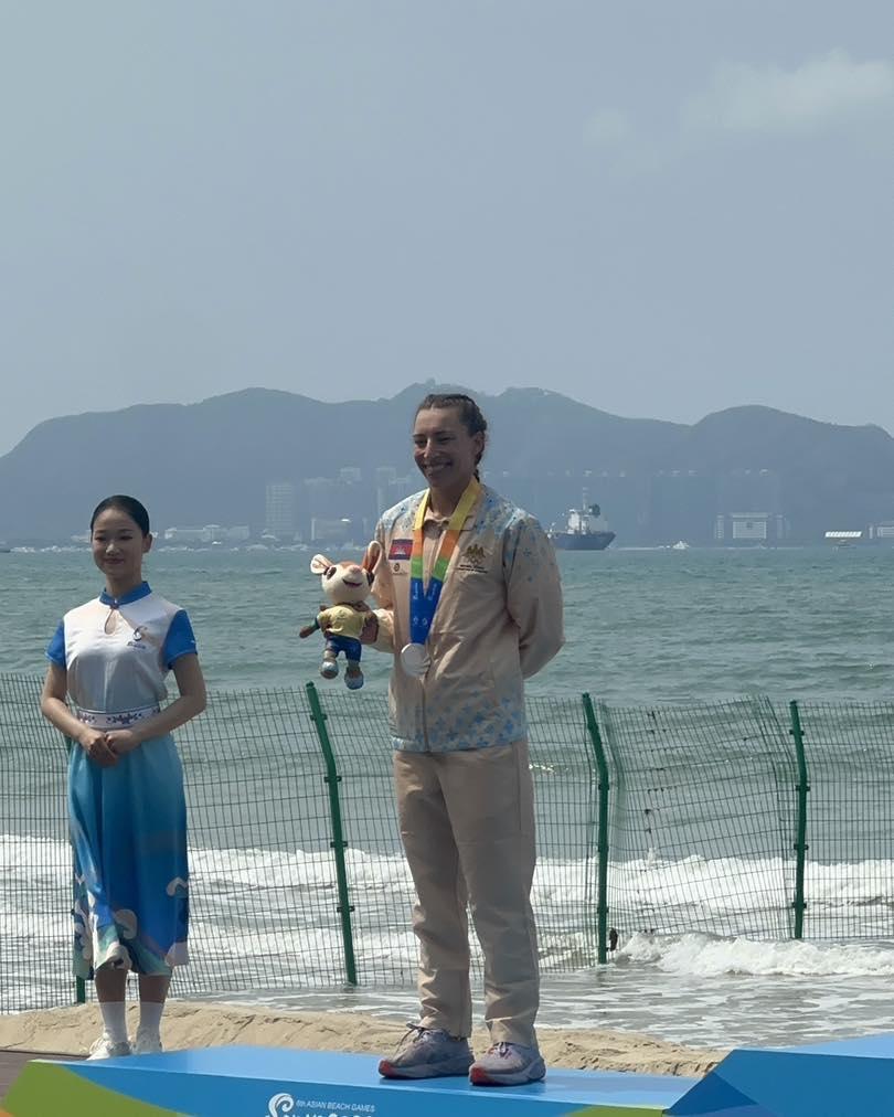 អបអរសាទរ! កម្ពុជា ឈ្នះមេដាយប្រវត្តិសាស្ត្រនៅ Asian Beach Games លើកទី៦ នៅចិន