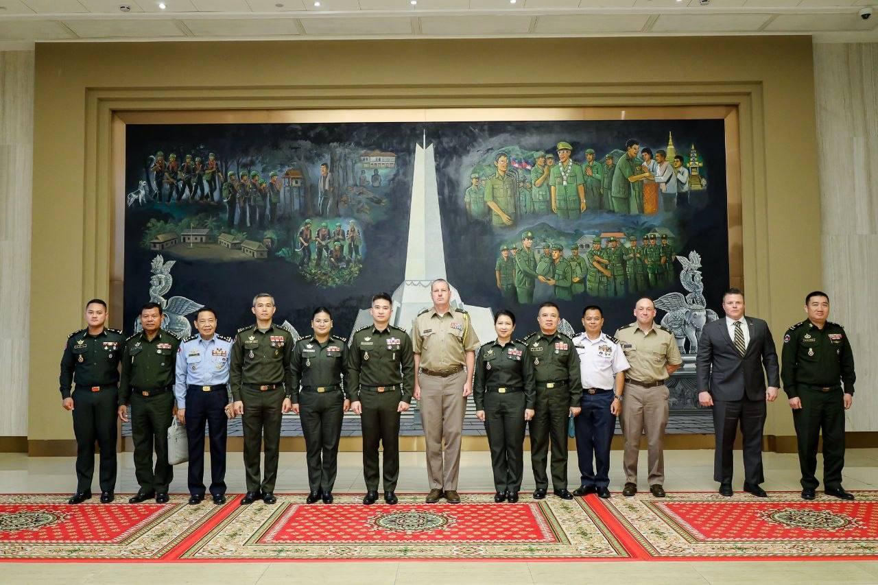 កិច្ចពិភាក្សាយោធាថ្នាក់ខ្ពស់៖ កម្ពុជា-អាមេរិកពង្រឹងសហប្រតិបត្តិការការពារជាតិ