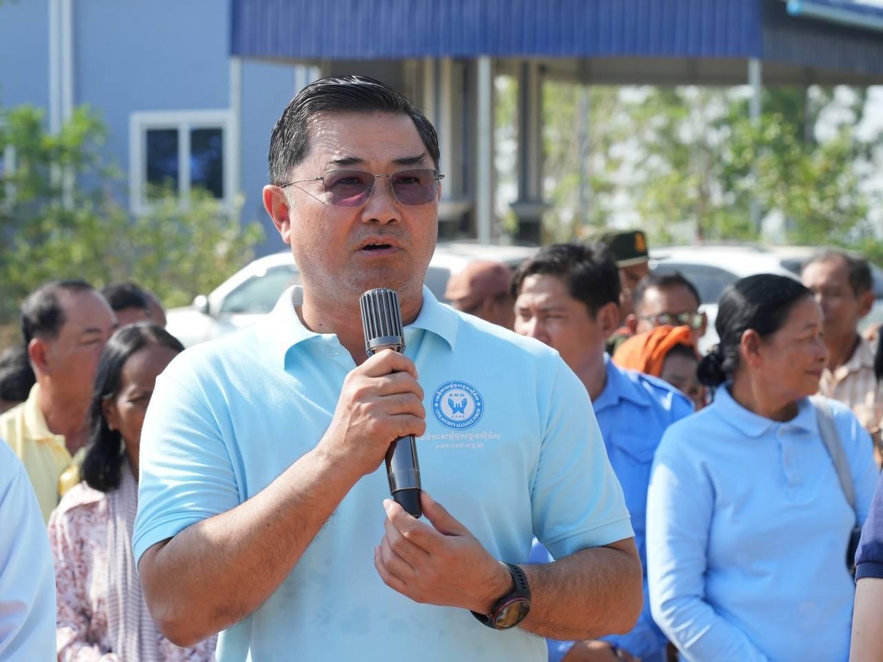 ផ្លូវមិត្តភាពកម្ពុជា-ចិន បើកដំណើរការផ្លូវថ្មី ៦០៥ម៉ែត្រ នៅឃុំដូង ខេត្តតាកែវ