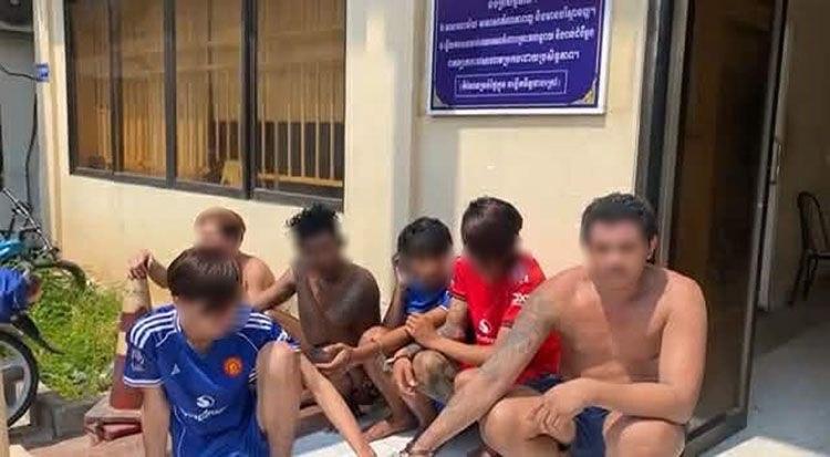 បុគ្គលិកហាងខារ៉ាអូខេវាយយុវជនច្រឡំថាជាក្មេងស្ទាវ ត្រូវនគរបាលឃាត់ខ្លួន៧នាក់