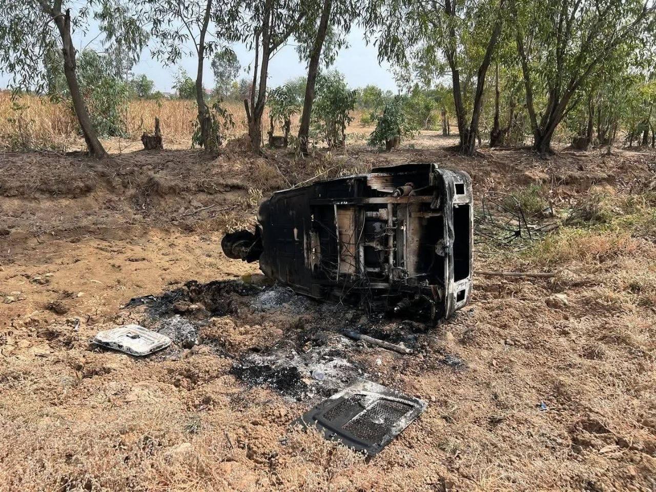 រន្ធត់! ប្ដីរត់កង់បីបាត់ខ្លួន ឆេះខ្ទេចសល់តែគ្រោង គ្រឿងសំខាន់ៗត្រូវគេដោះយាយក់បាត់អស់