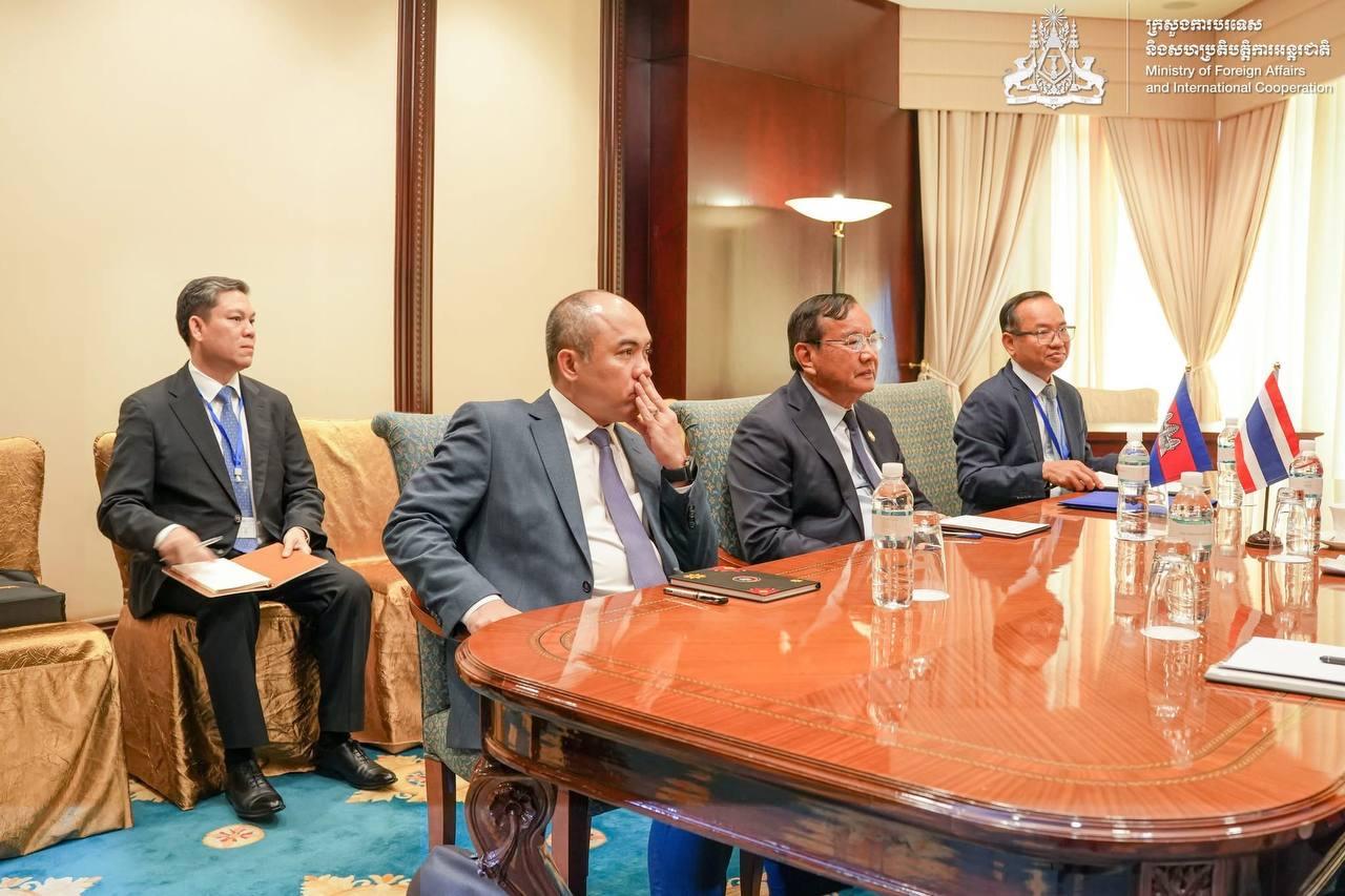 ថ្នាក់ដឹកនាំការទូតកម្ពុជា-ថៃ ជំរុញកិច្ចសហប្រតិបត្តិការព្រំដែន និងកសាងទំនុកចិត្តគ្នាទៅវិញទៅមក