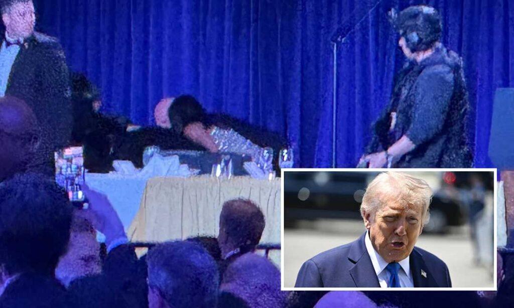 ភ្ញាក់ផ្អើល! លោក ត្រាំ ត្រូវបានសន្តិសុខជម្លៀសចេញជាបន្ទាន់ក្រោយស្រាប់តែមានការបាញ់ប្រហារក្នុងពិធីជប់លៀងសារព័ត៌មានសេតវិមាន