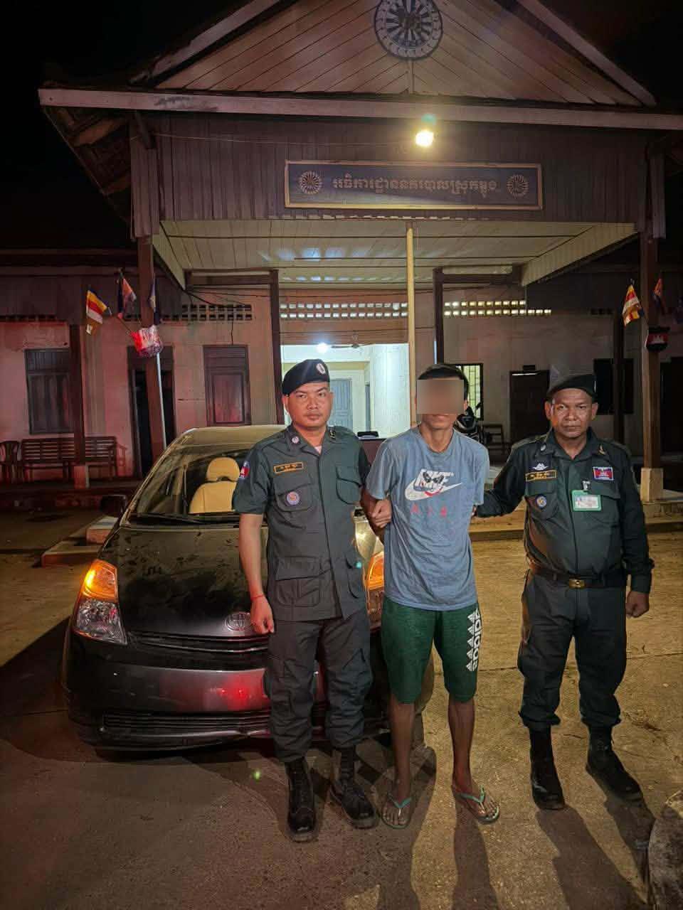 ជនលួចឡានរត់គេចទៅក្រចេះ ត្រូវបានឃាត់ខ្លួនបន្ទាប់ពីស្រាវជ្រាវយ៉ាងរហ័ស