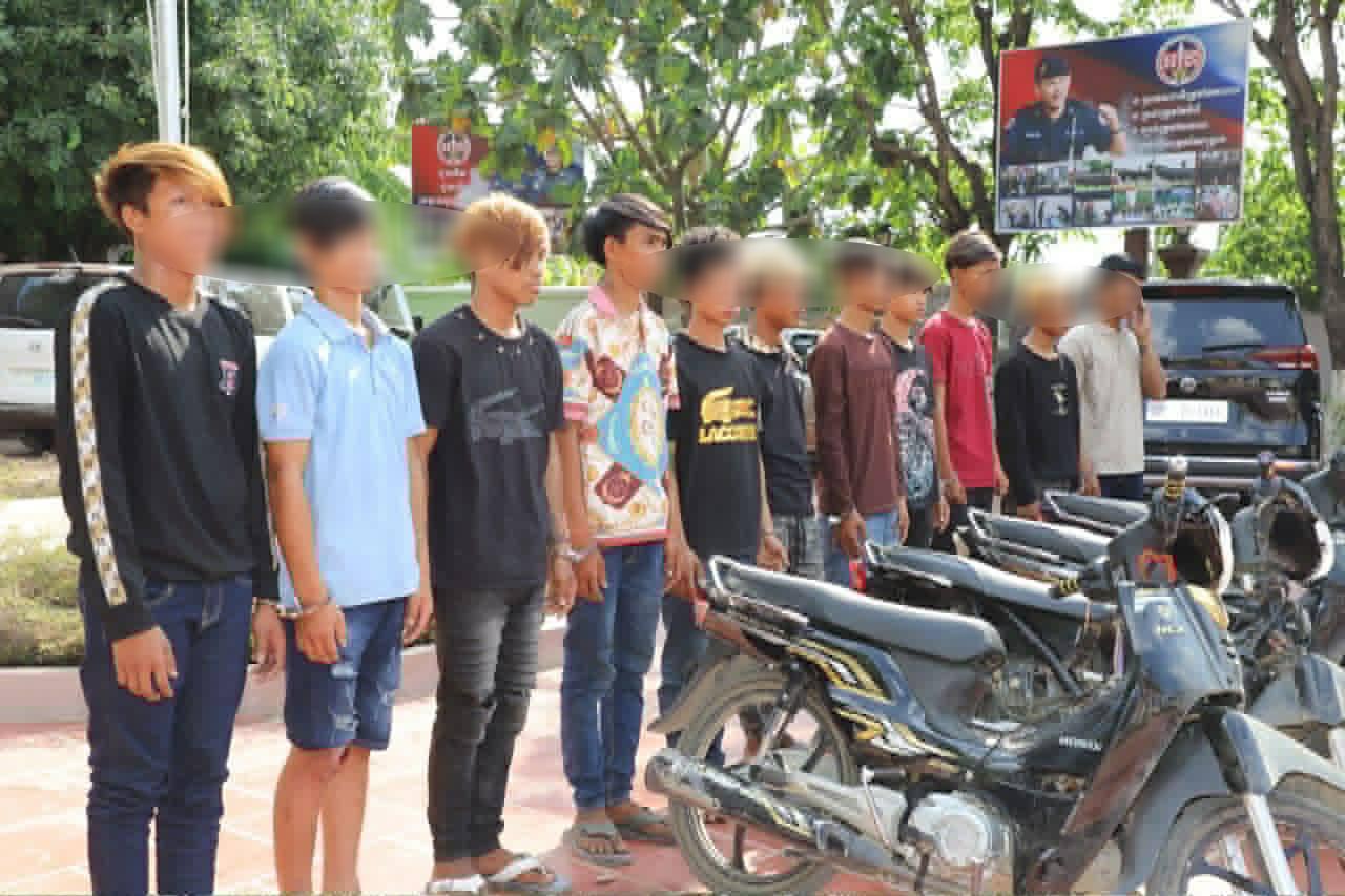 ក្រុមចោរក្មេង១១នាក់ចូលប្លន់ម៉ូតូគ្រួសារ ត្រូវកងអាវុធហត្ថប៉ោយប៉ែតបង្ក្រាបអស់ពីរនាក់