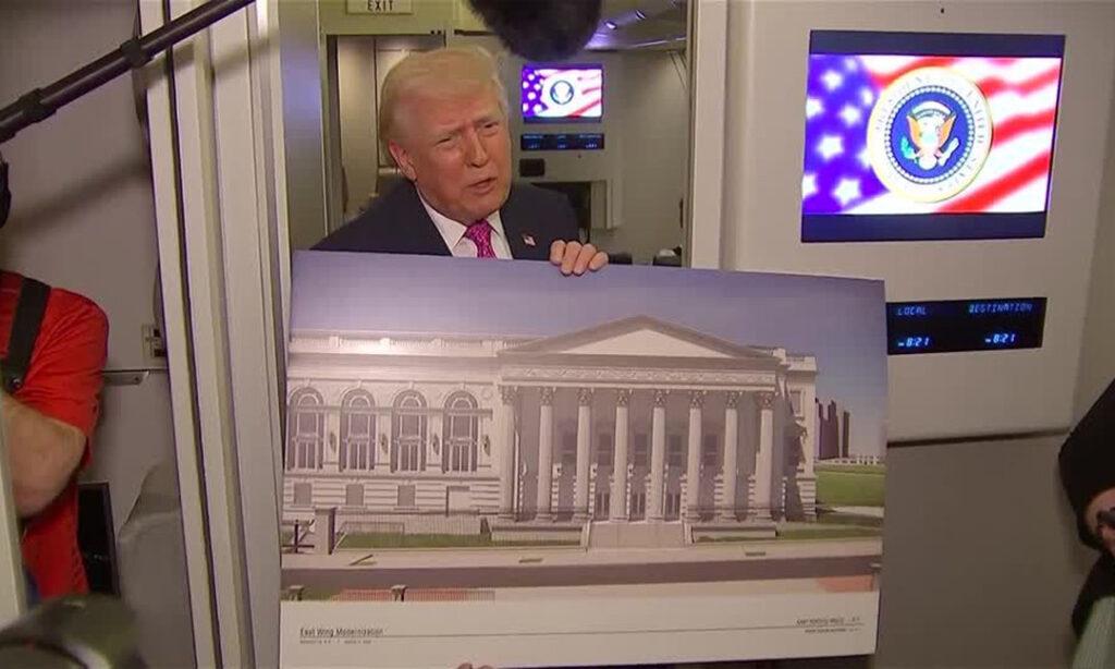 ចៅក្រមសហព័ន្ធបញ្ជាផ្អាកគម្រោងសាលរាំ ៤០០លានដុល្លាររបស់លោកត្រាំ ដោយអះអាងថា ‘គាត់មិនមែនជាម្ចាស់សេតវិមានទេ’