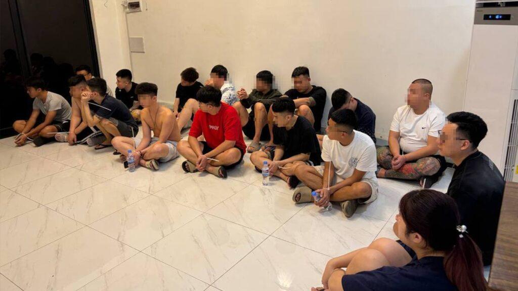 កម្លាំងជំនាញចុះបង្ក្រាបទីតាំងឆបោកអនឡាញនៅសែនសុខ ឃាត់ជនបរទេស២៧នាក់