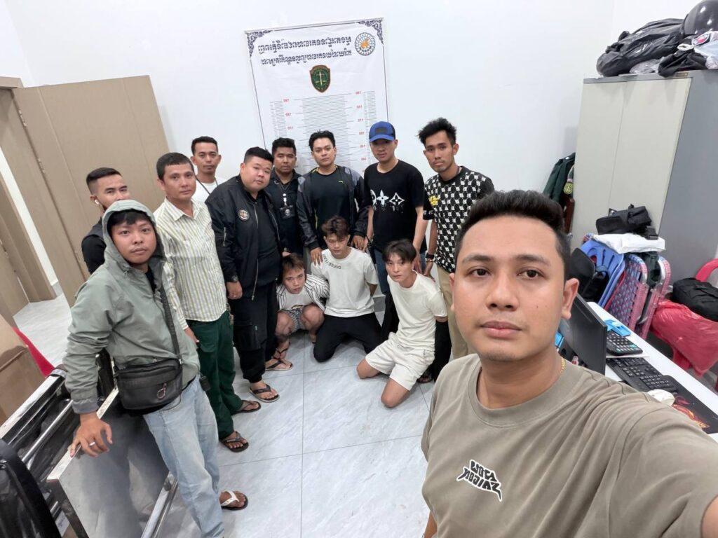 សមត្ថកិច្ចបង្រ្កាបជនជាតិចិន ០៣ នាក់ ប្រើហិង្សាបង្ខាំងជំរិតទារប្រាក់ ៨០០ដុល្លារ នៅបឹងកេងកង
