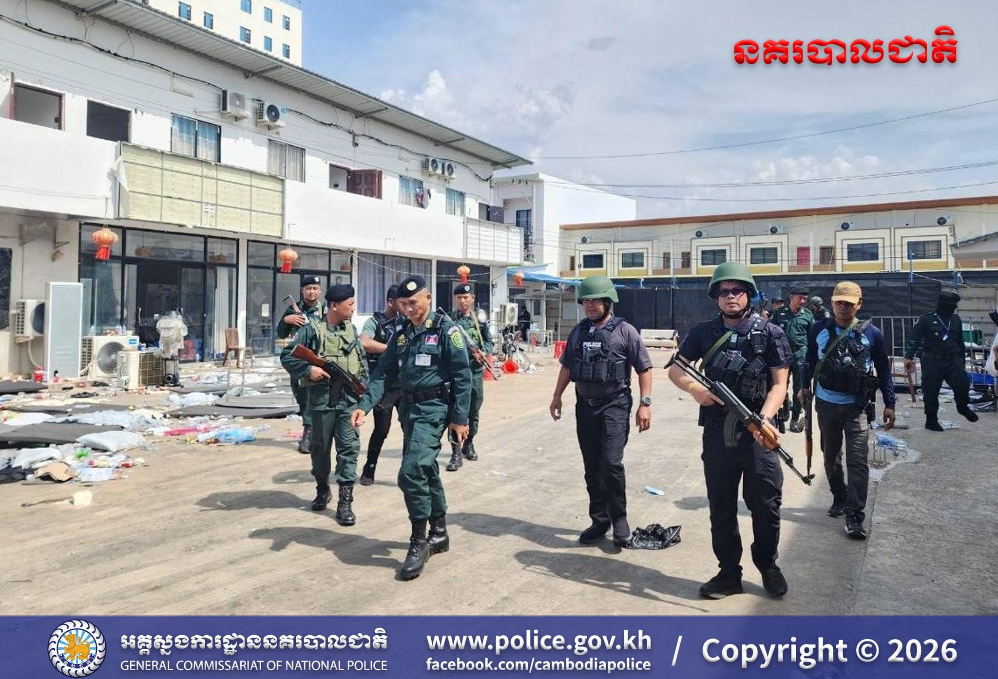 បោសសម្អាត Online Scams បុរីសានកូ៖ សមត្ថកិច្ចឃាត់ជនបរទេសលាក់ខ្លួនក្នុងបន្ទប់បាន២នាក់បន្ថែម