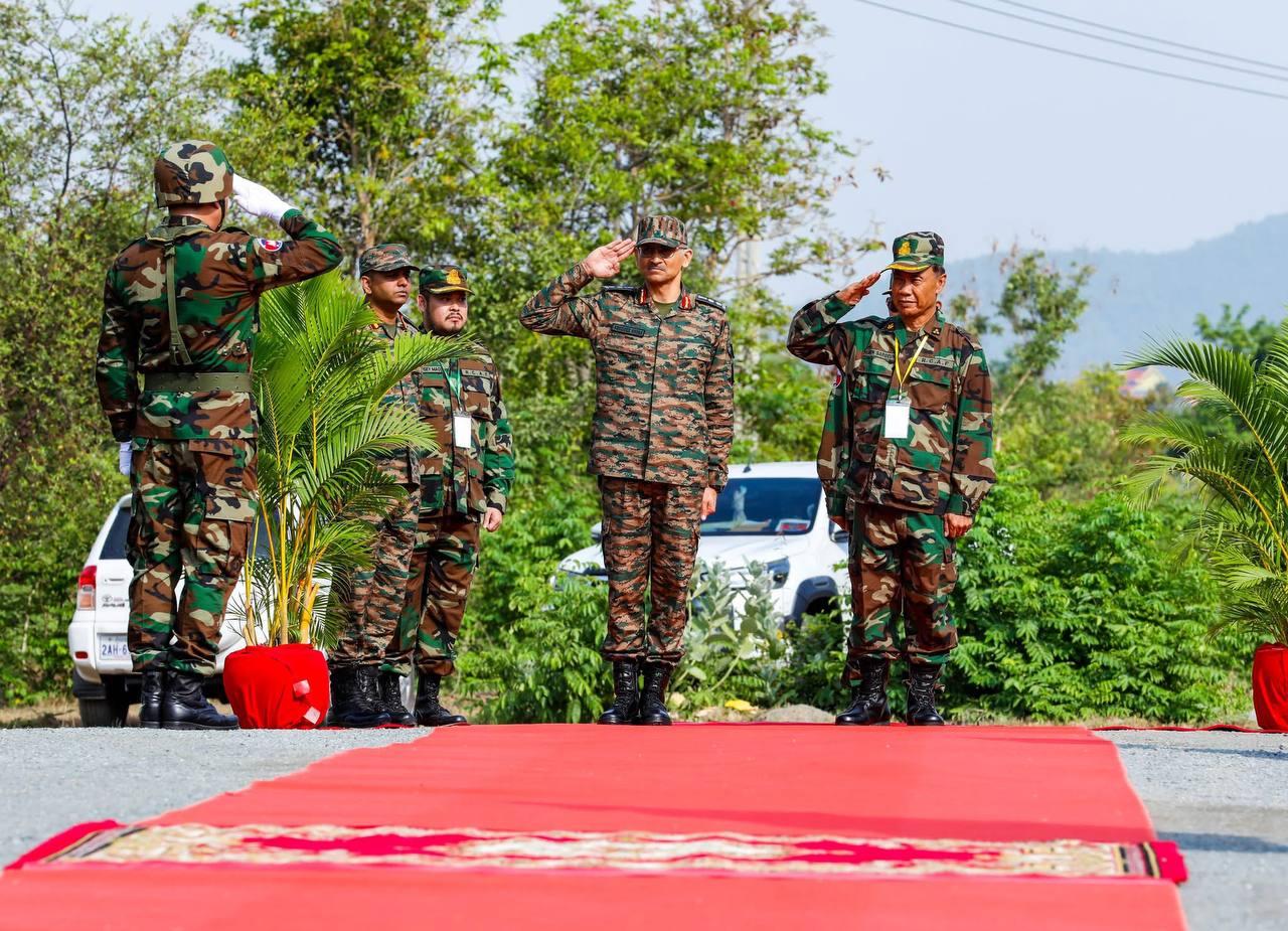 ផ្លូវការ! សមយុទ្ធរួមកម្ពុជា-ឥណ្ឌា CINBAX II បើកវគ្គហ្វឹកហ្វឺនយោធានៅកំពង់ស្ពឺ