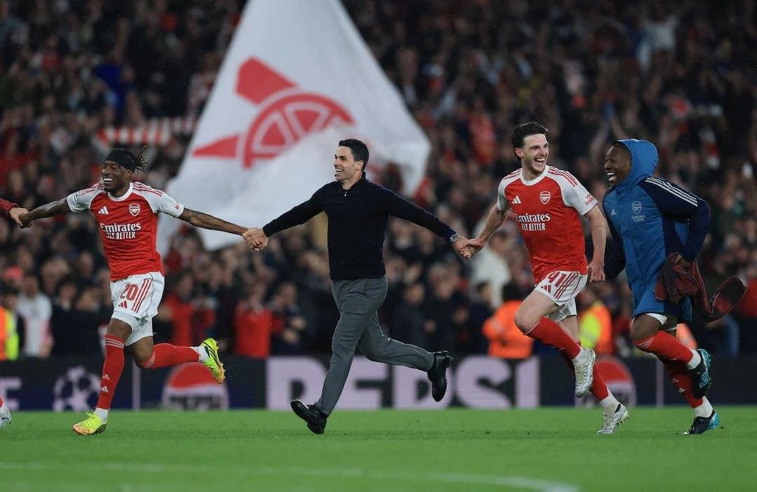 ២០ឆ្នាំក្រោយ! កាំភ្លើងធំ Arsenal ផ្ទុះព្រៃឈានដល់វគ្គផ្តាច់ព្រ័ត្រ Champions League